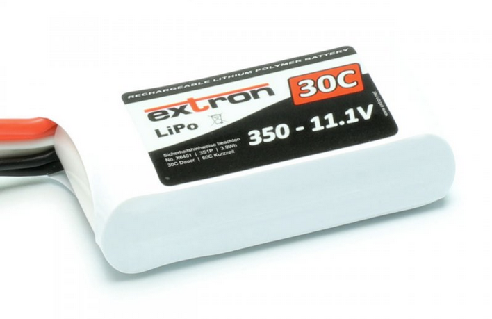 Accu Lipo 350mAh 3s 30/60C Extron Lipo 3S (11,1V)