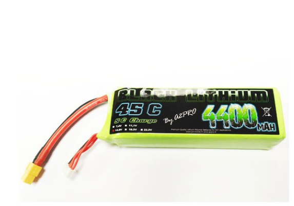 Accu Lipo 4400mAh 4s 45C Black Lithium