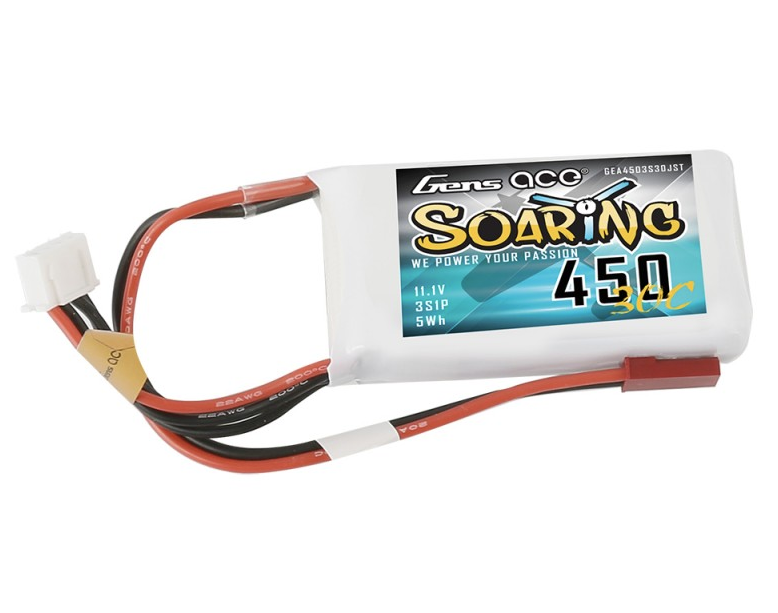 Accu Lipo 450mAh 3s 30C Gens ace