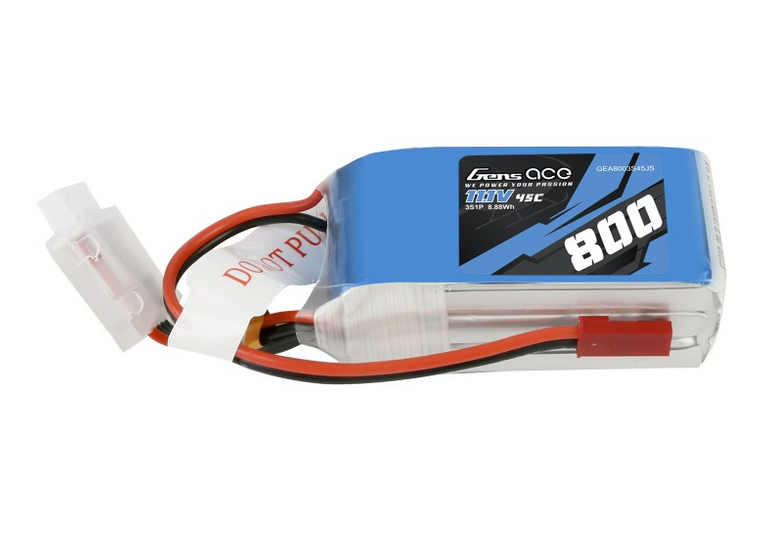 Accu Lipo 800mAh 3s 45C Gens Ace