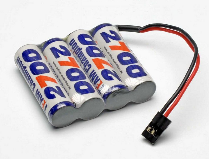 Accu NIMH 4,8v 2700mAh Plat