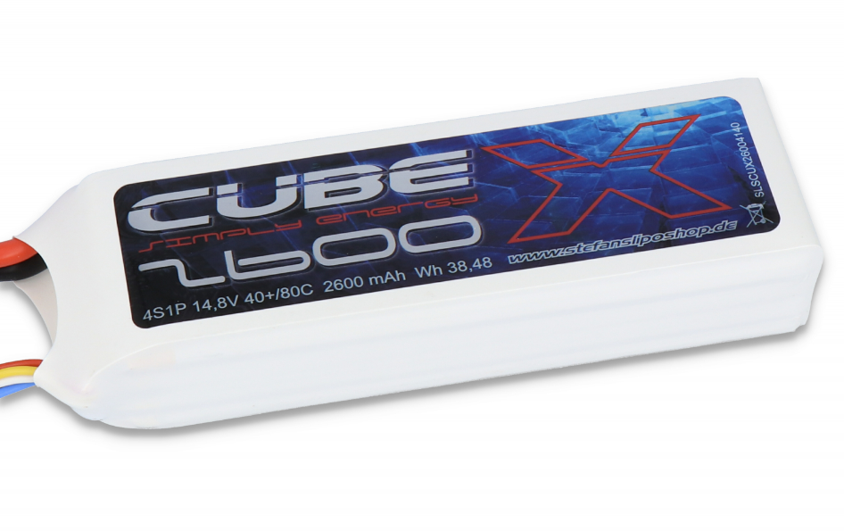 Accu Lipo 2600mAh 4S 30/60C SLS X CUBE