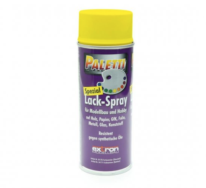 Bombe de peinture Jaune 400ml Paletti