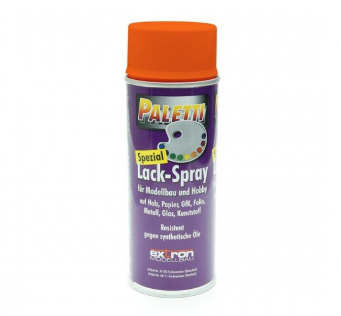 Bombe de peinture Orange 400ml Paletti