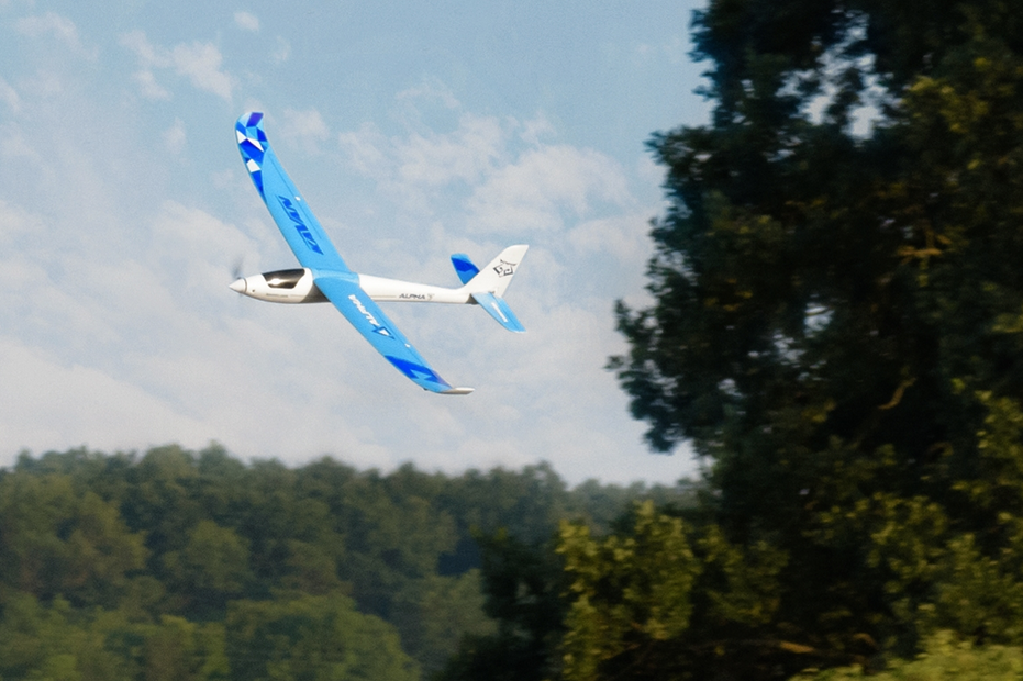 Motoplaneur Alpha 1500V2 Bleu Kavan Planeurs