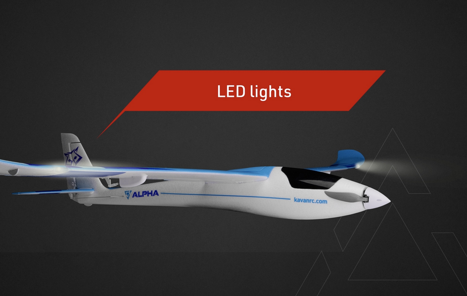 Motoplaneur Alpha 1500V2 Bleu Kavan Planeurs
