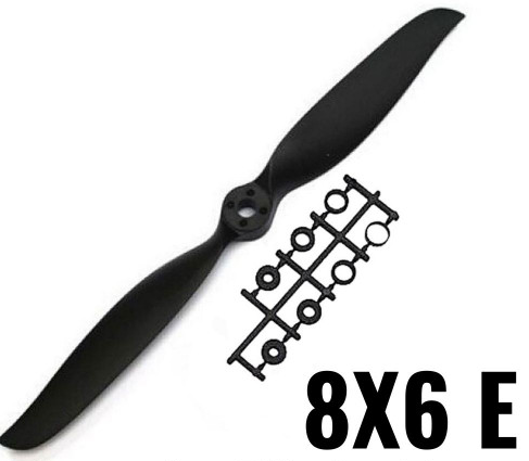 Hélice Nylon E 8x6 Hélices nylon pour moteurs électriques
