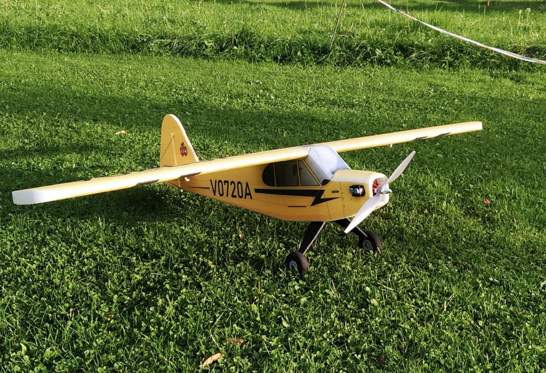 Piper J3 Cub EPP 1500mm Jaune Va Models Débutant / Trainer