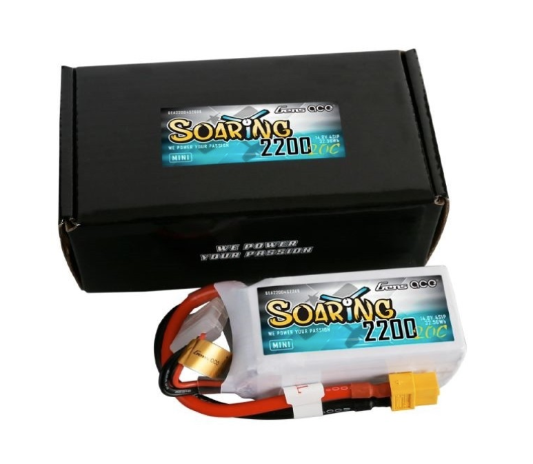 Accu Lipo 2200mAh 4s 20C Gens Ace Lipo 4S (14,8V)