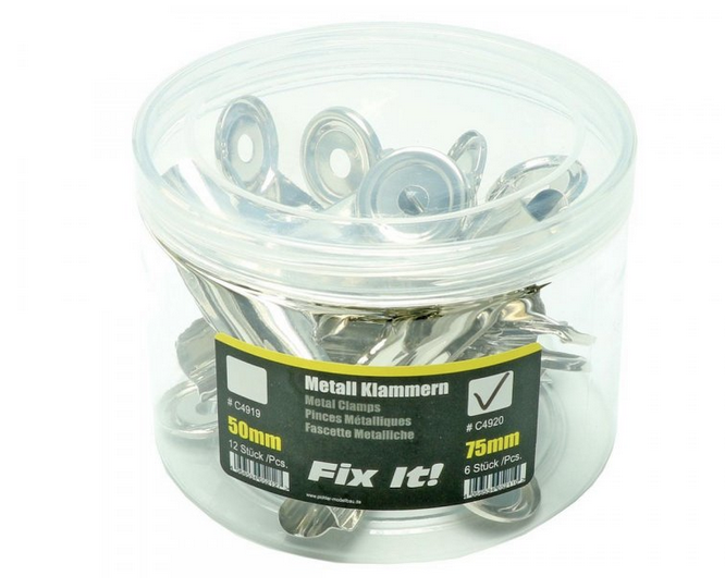 Pinces Metalliques 50mm (12pcs) 