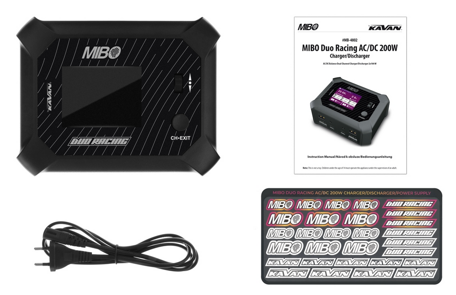 Chargeur Mibo Duo Racing 200W AC/DC Chargeurs