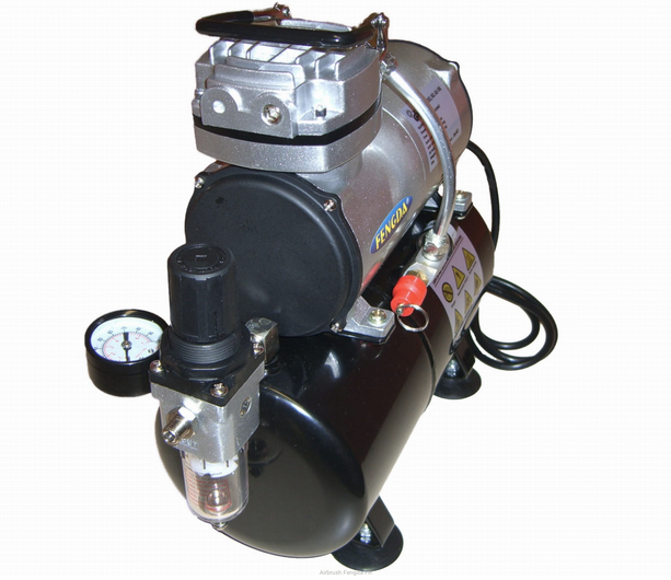 Compresseur silencieux mono piston avec cuve Fengda Peinture