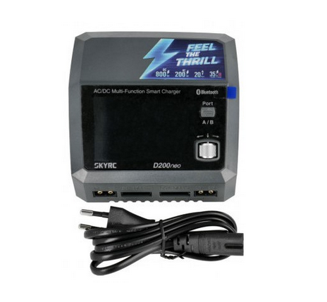 Chargeur D200 Neo Duo AC/DC  (AC 200W - DC 2x400W) SkyRc Chargeurs