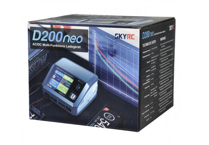 Chargeur D200 Neo Duo AC/DC  (AC 200W - DC 2x400W) SkyRc Chargeurs