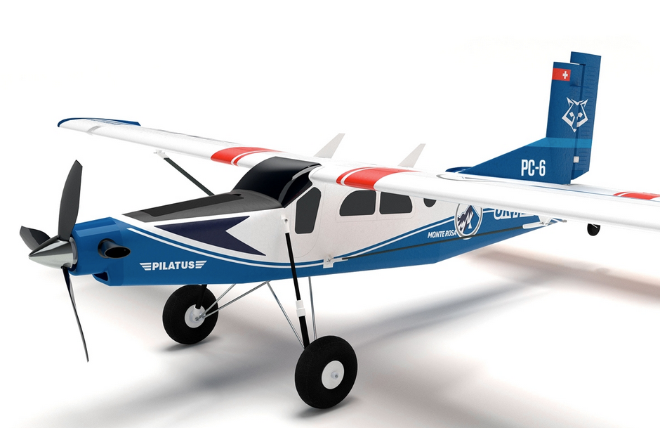 Pilatus PC-6 Porter 1500mm Bleu PNP Kavan Débutant / Trainer