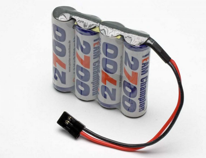 Accu NIMH 4,8v 2700mAh Plat