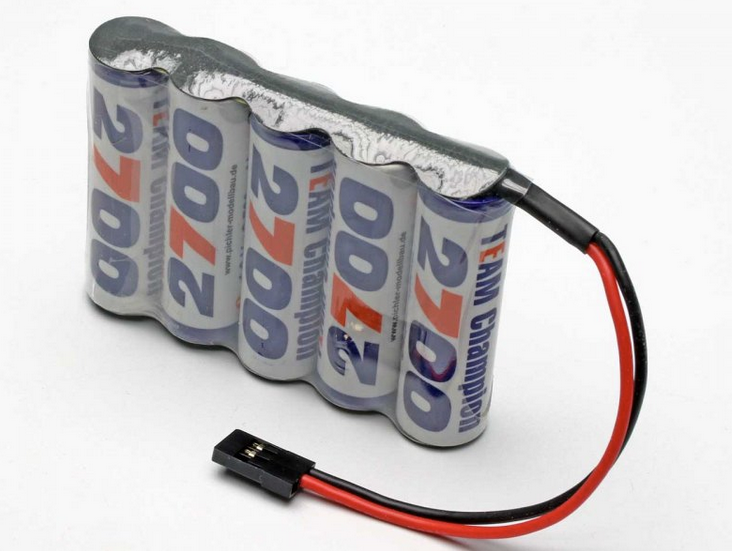 Accu NIMH 6v 2700mAh Plat