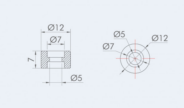 Helice T8044 3D grise Tmotor