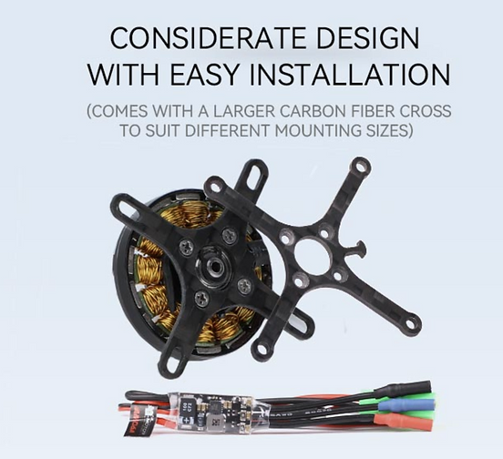 AM20 Pro 1900Kv Combo T-Motor Combo