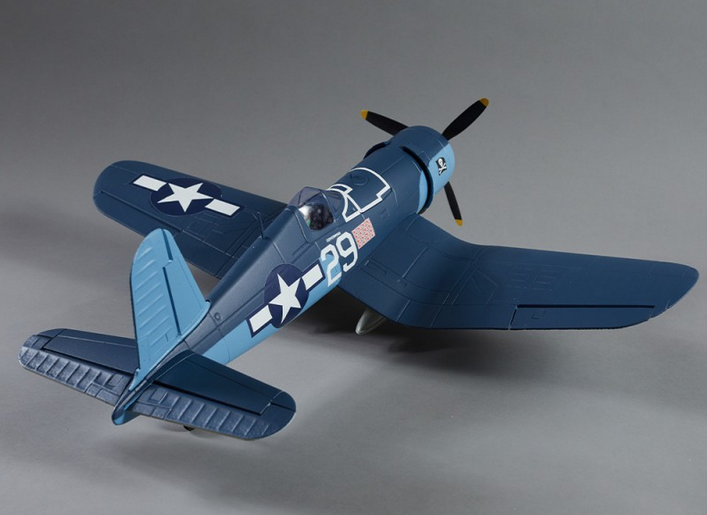 Warbird F4U Corsair bleu PNP 750mm Derbee