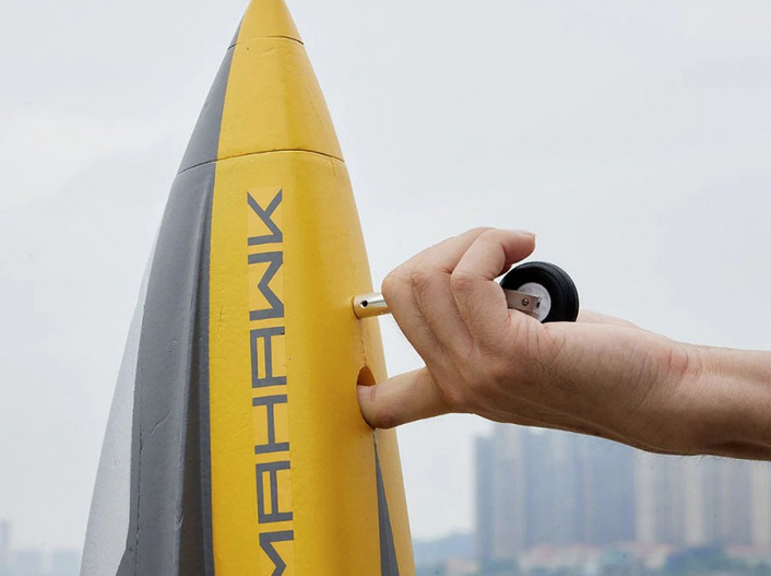 Jet Futura 900mm Jaune EDF 64mm FMS Jet
