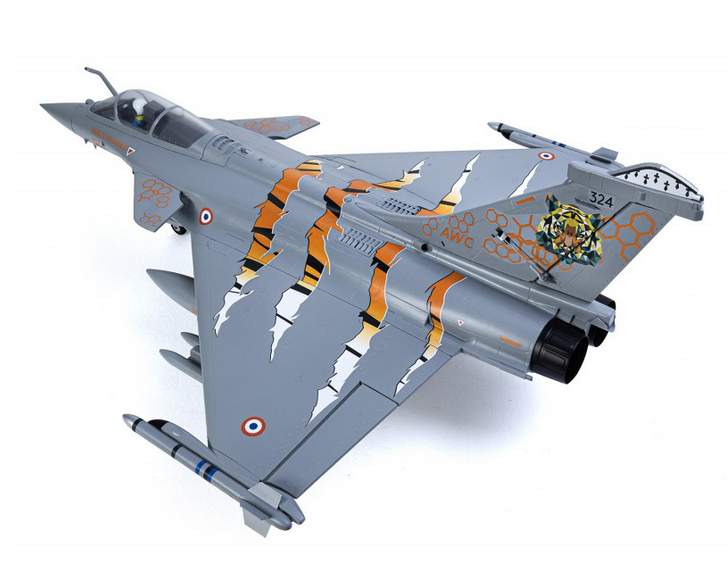 Rafale Gris-Tigre EDF 64mm PNP FMS Jet