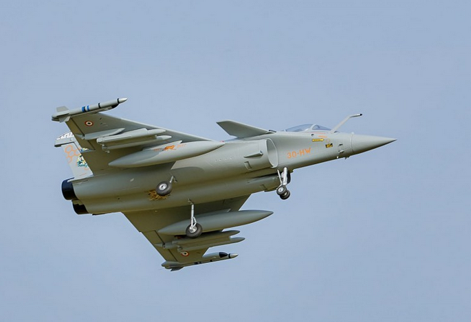 Rafale Gris-Tigre EDF 64mm PNP FMS Jet