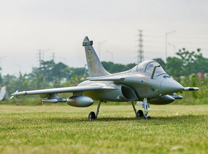 Rafale Gris-Tigre EDF 64mm PNP FMS Jet