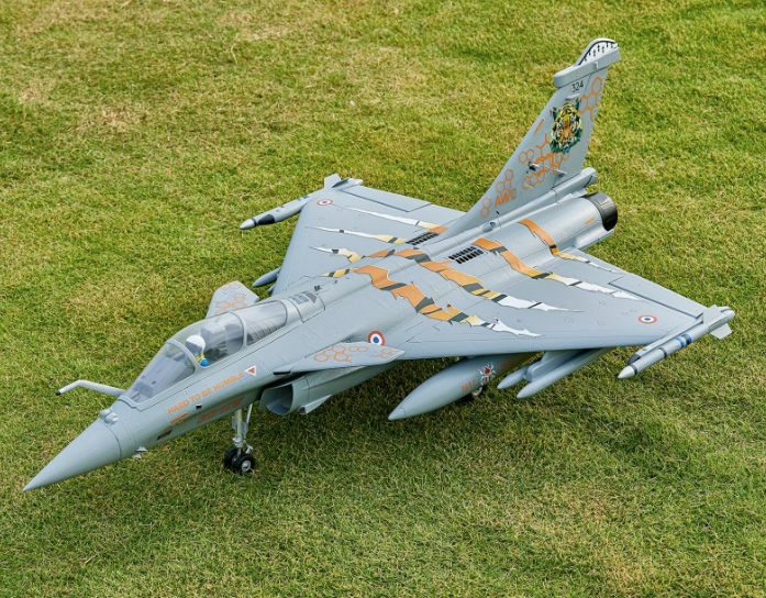 Rafale Gris-Tigre EDF 64mm PNP FMS Jet