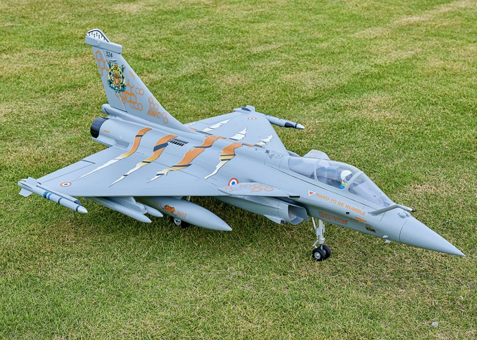 Rafale Gris-Tigre EDF 64mm PNP FMS Jet