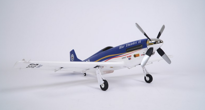 P51D Blue Thunder II 1100mm PNP FMS + Gyro Reflex Racer