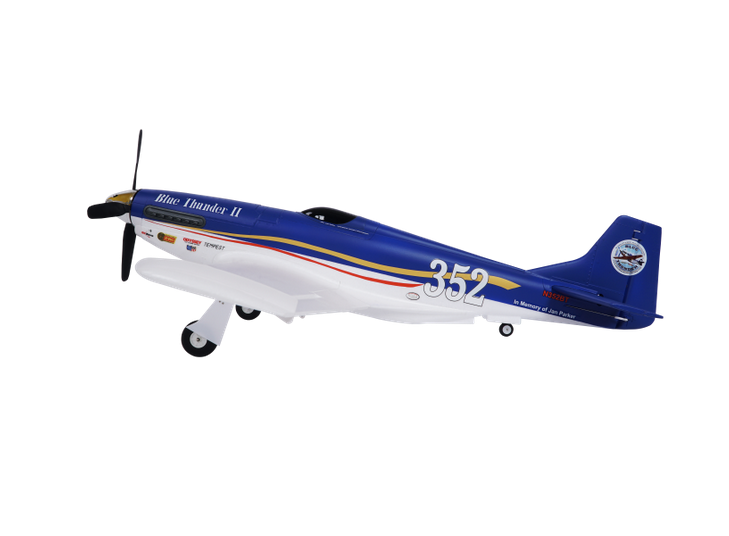P51D Blue Thunder II 1100mm PNP FMS + Gyro Reflex Racer