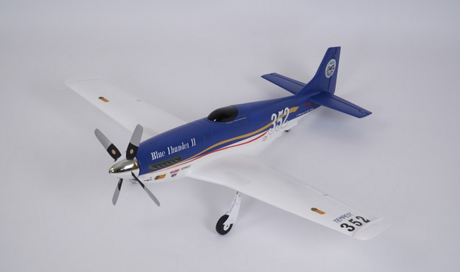 P51D Blue Thunder II 1100mm PNP FMS + Gyro Reflex Racer