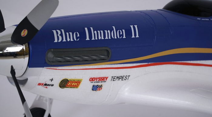 P51D Blue Thunder II 1100mm PNP FMS + Gyro Reflex Racer