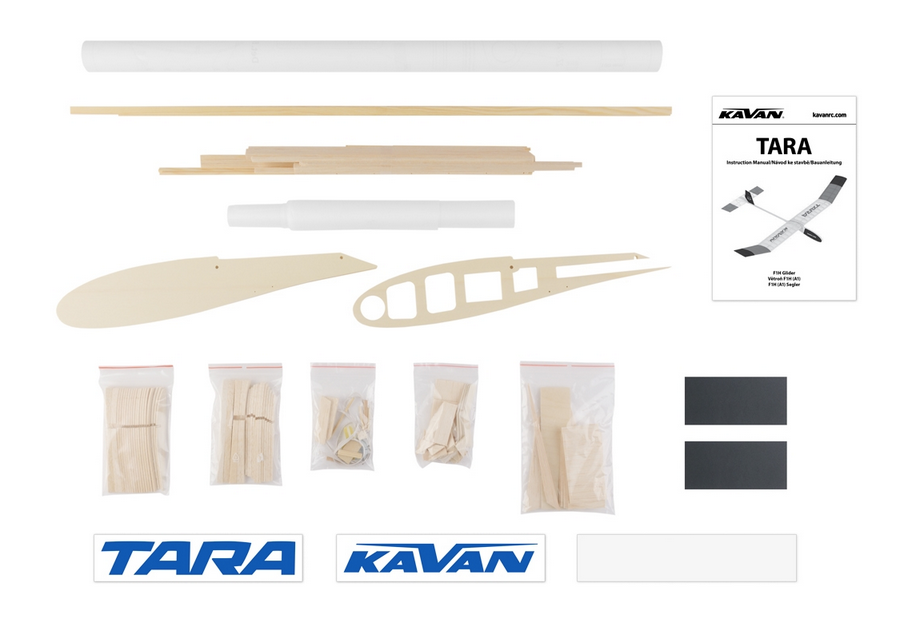Planeur Tara 1100mm à construire Kavan Planeurs