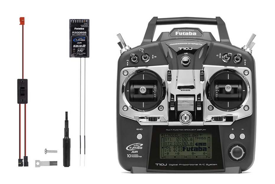 Radio T10J + recepteur R3008SB Futaba Mode 1 Radios