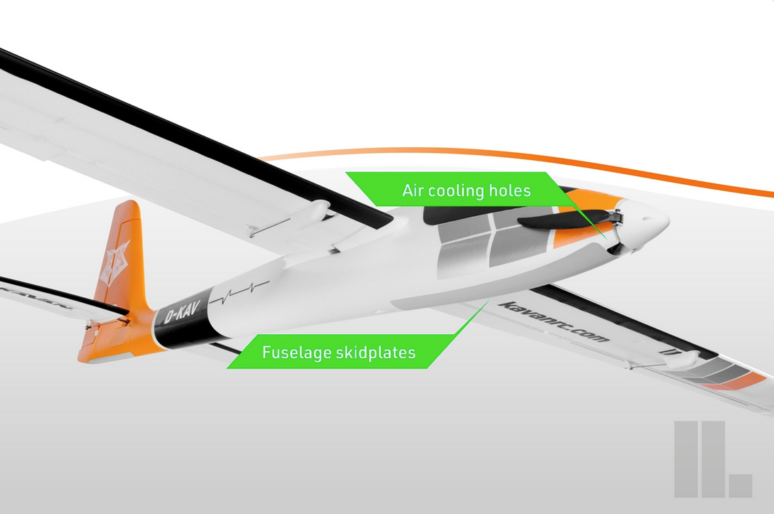 Pulse 2200 mm V2 Orange ARF Kavan Planeurs