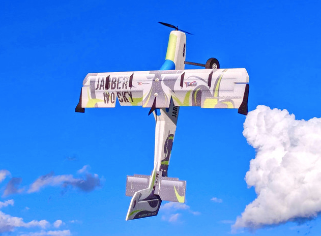 Jabberwocky 1100mm Jaune Rc Factory  Voltige