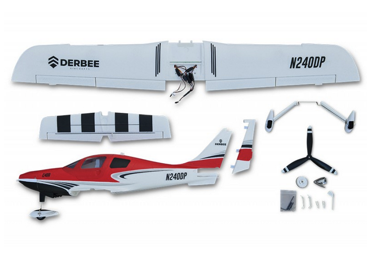 C400 1100mm Rouge PNP Derbee Débutant / Trainer