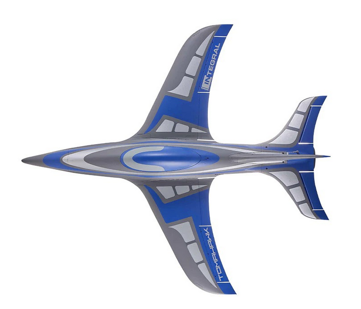 Jet Integral 80mm EDF Bleu PNP FMS Jet