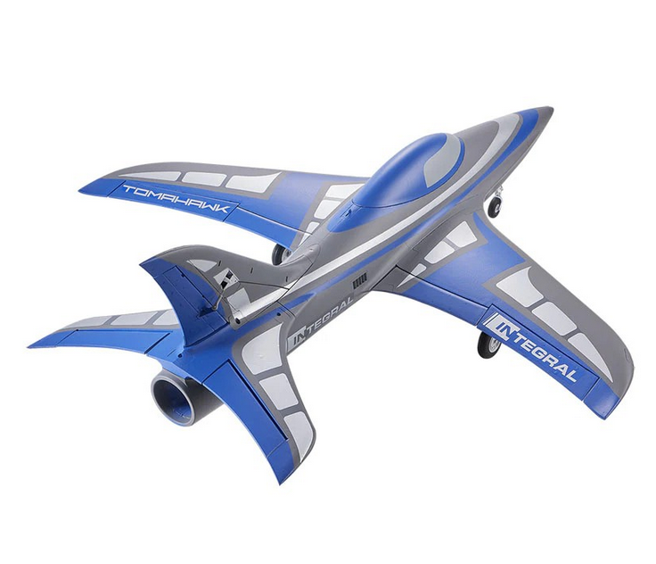 Jet Integral 80mm EDF Bleu PNP FMS Jet