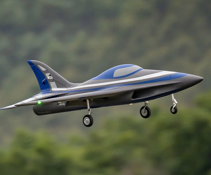 Jet Integral 80mm EDF Bleu PNP FMS Jet