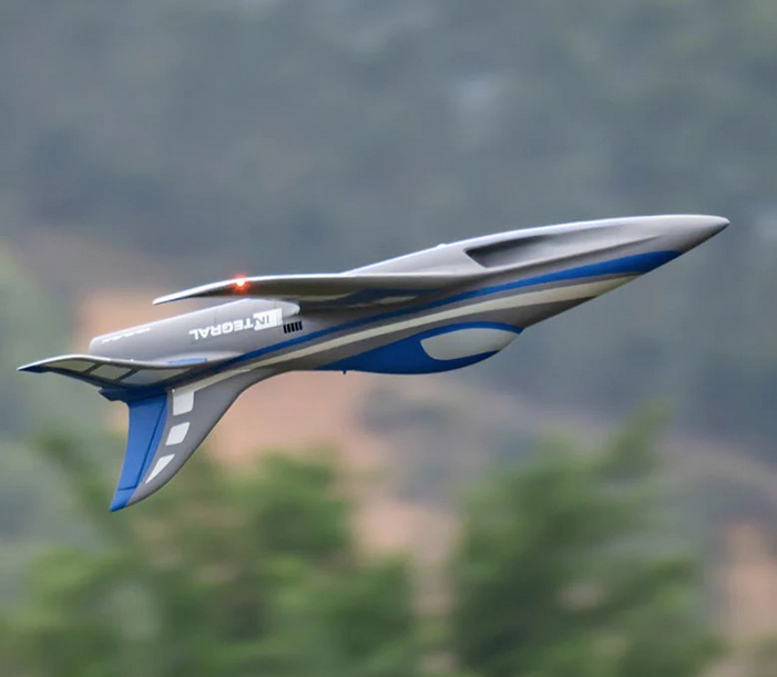 Jet Integral 80mm EDF Bleu PNP FMS Jet