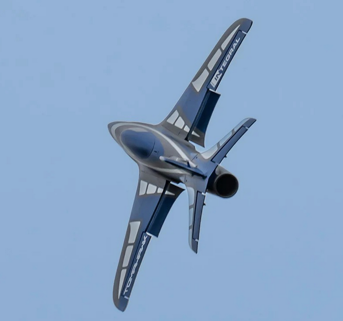 Jet Integral 80mm EDF Bleu PNP FMS Jet