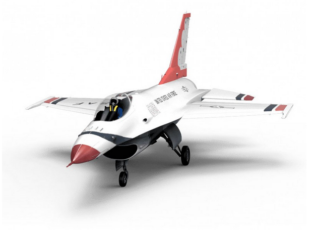 F16 Fighting Falcon EDF 64MM Blue Thunder PNP FMS Jet