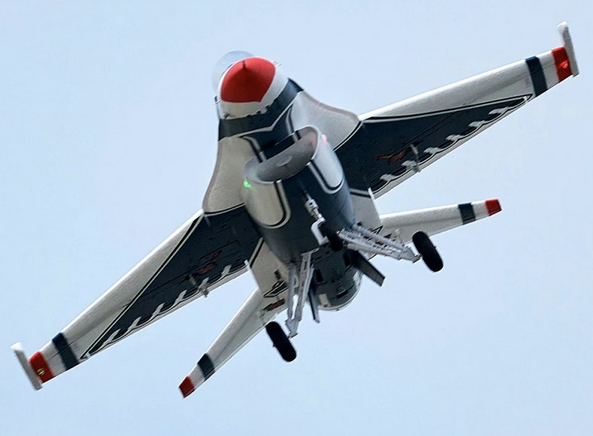 F16 Fighting Falcon EDF 64MM Blue Thunder PNP FMS Jet