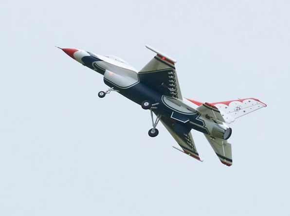 F16 Fighting Falcon EDF 64MM Blue Thunder PNP FMS Jet