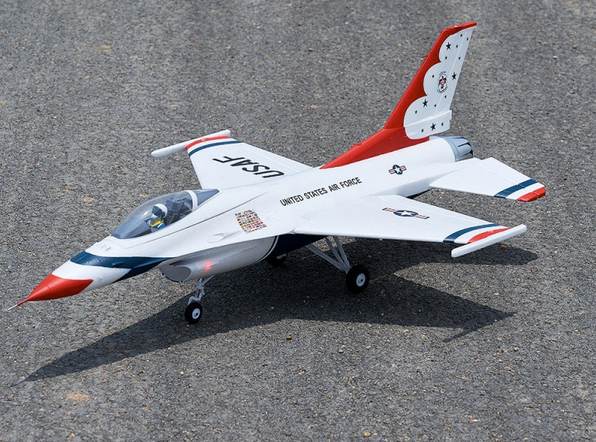 F16 Fighting Falcon EDF 64MM Blue Thunder PNP FMS Jet