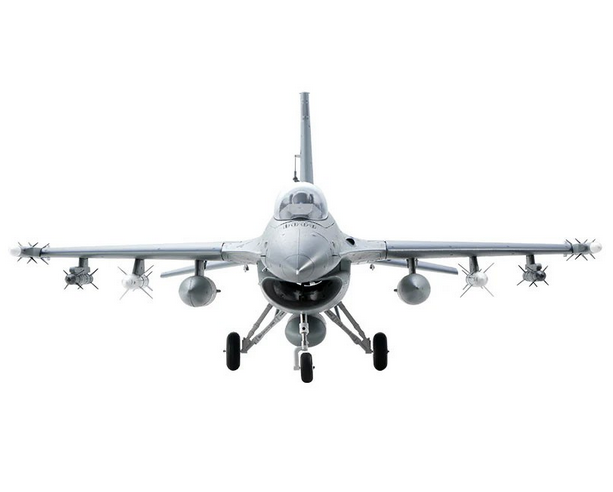 F16 Fighting Falcon EDF 64MM Gris PNP FMS Jet