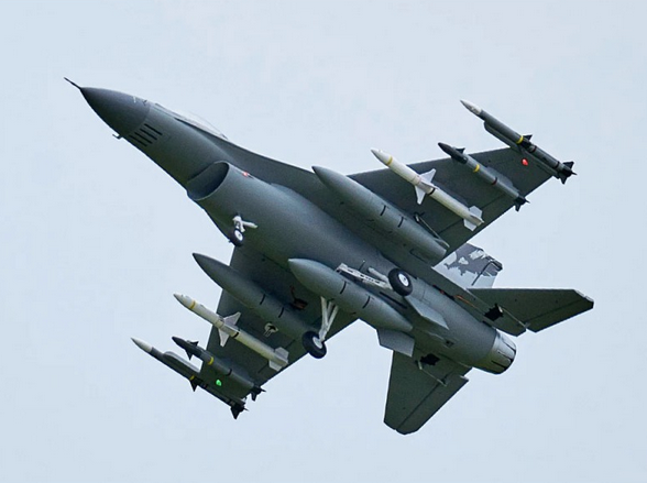 F16 Fighting Falcon EDF 64MM Gris PNP FMS Jet